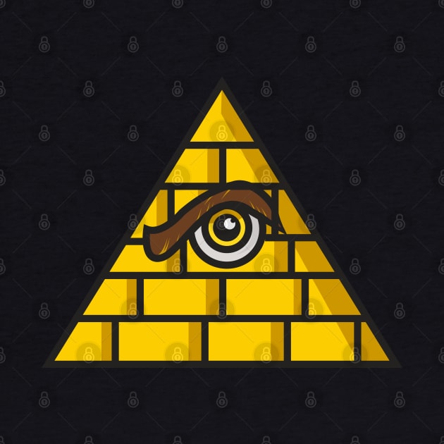 All Seeing Eye Pyramid by Joebarondesign